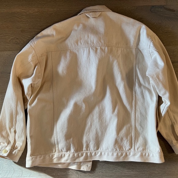 MUJI jean jacket women's size xxs-xs oversized - Picture 6 of 6